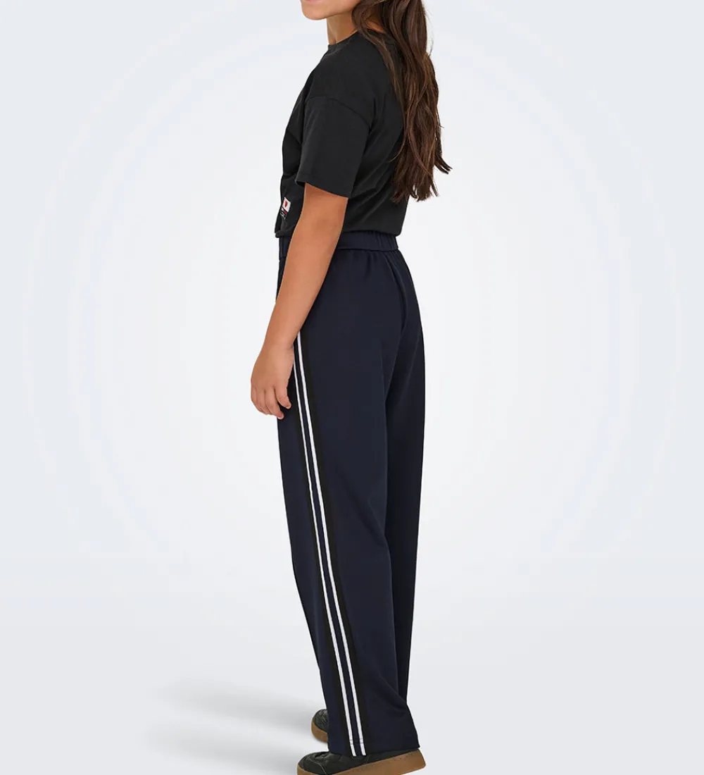 Kids Only Træningsbukser|Træning Og Gymnastik>Træningsbukser - KogWarm - Night Sky/Panel White/Black