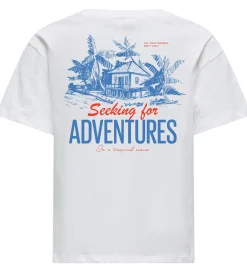 Børn Kids Only T-Shirts|T-Shirt - KogVivienne - Cloud Dancer/Adventures