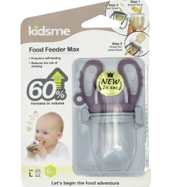 KidsMe Spisetid|Food Feeder Max - Large - Plum