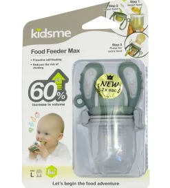 KidsMe Spisetid|Food Feeder Max - Large - Gray