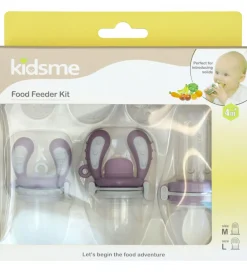 KidsMe Spisetid|Food Feedere - Startpakke - M/L - Plum