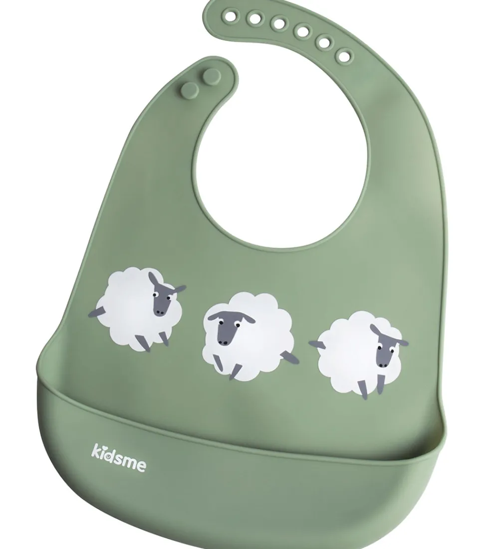 KidsMe Hagesmække>Hagesmæk - Easy Clean Bib - Grøn