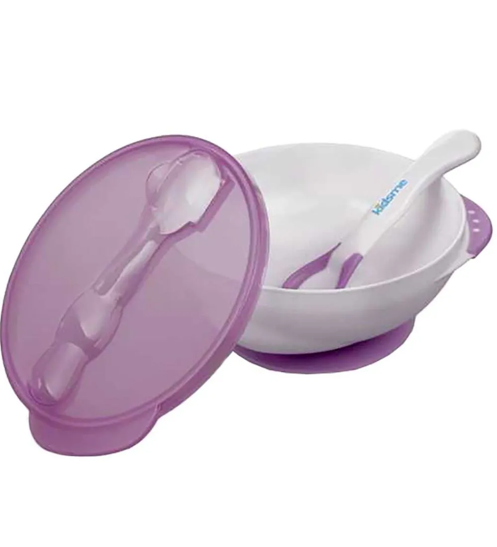 KidsMe Skåle|Skål m. Ske - Lilla