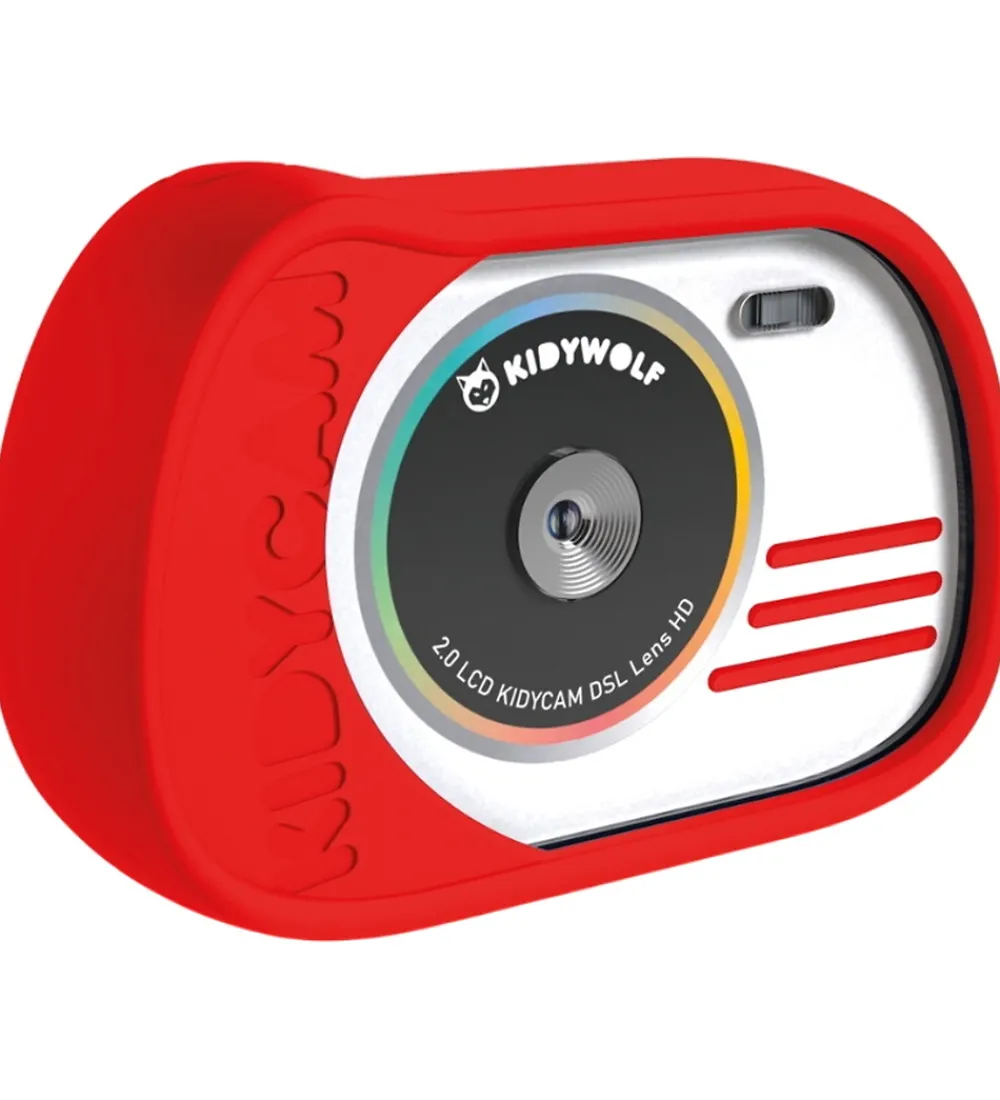Børn Kidywolf Børnekamera>Kamera - Kidycam - Rød