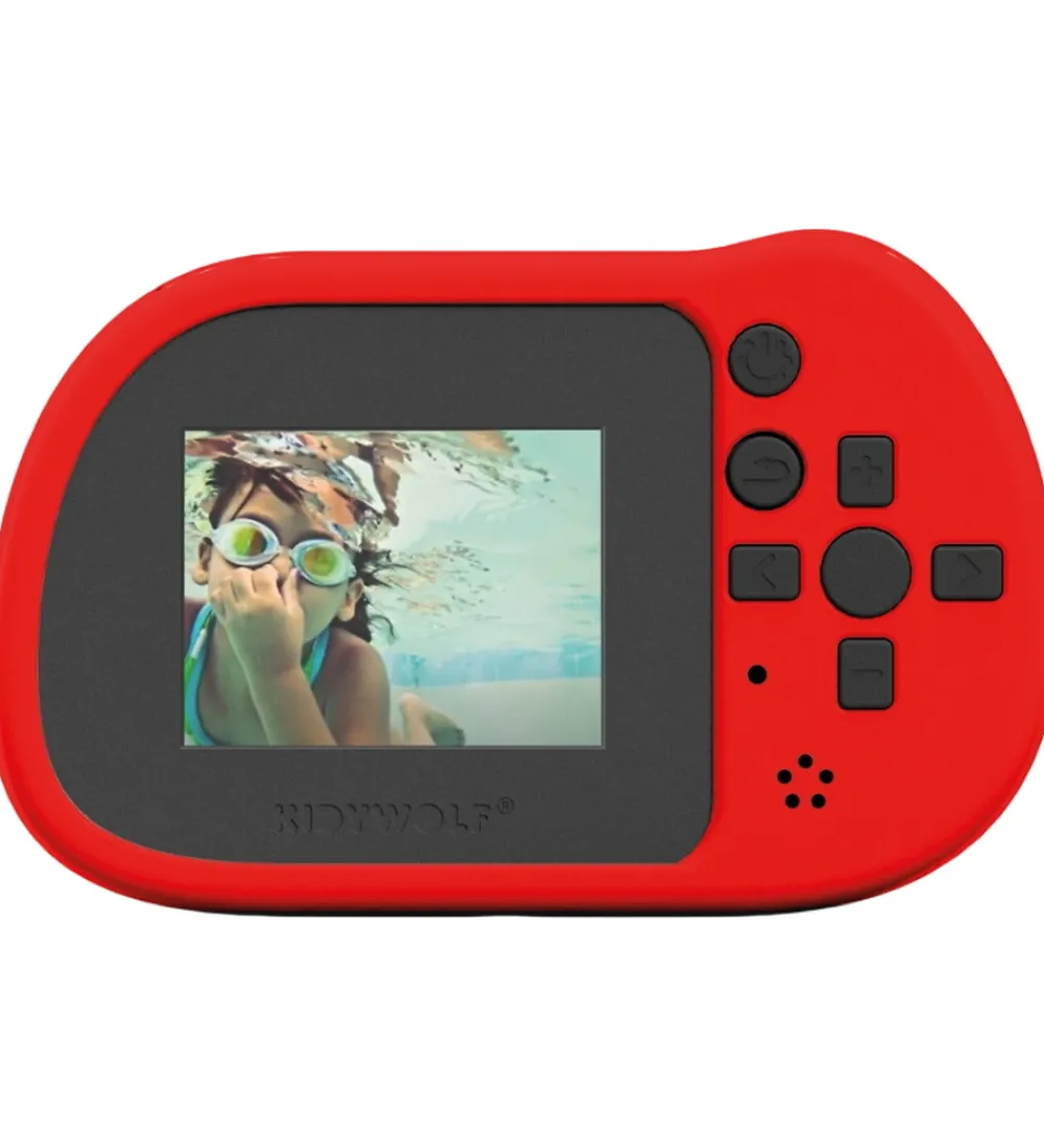 Børn Kidywolf Børnekamera>Kamera - Kidycam - Rød