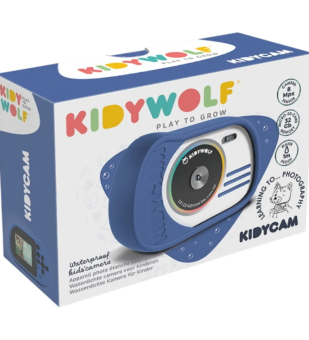 Børn Kidywolf Børnekamera>Kamera - Kidycam - Blå