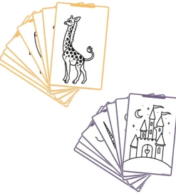 Kidywolf Kreasæt>Refill Tegnemotiver - 60 motiver - Once Upon A Time/Ani