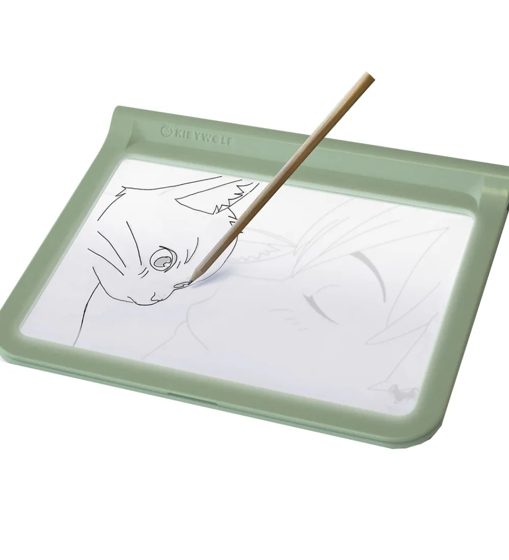 Kidywolf Kreativ Leg>Tegnetavle m. Lys - KidyDraw-Pro - 2-i-1