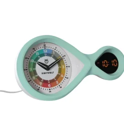 Kidywolf Ure>Vækkeur - Analog/Digital - Kidyalarm - Grøn