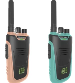 Kidywolf Walkie Talkies|Walkie Talkie - 2 stk - Kidytalk - Blå/Rosa