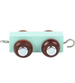 Kinder and Kids Fødselsdagstoge|Bogstaver>Navnetog - Trailer - Træ - Arctic Blue