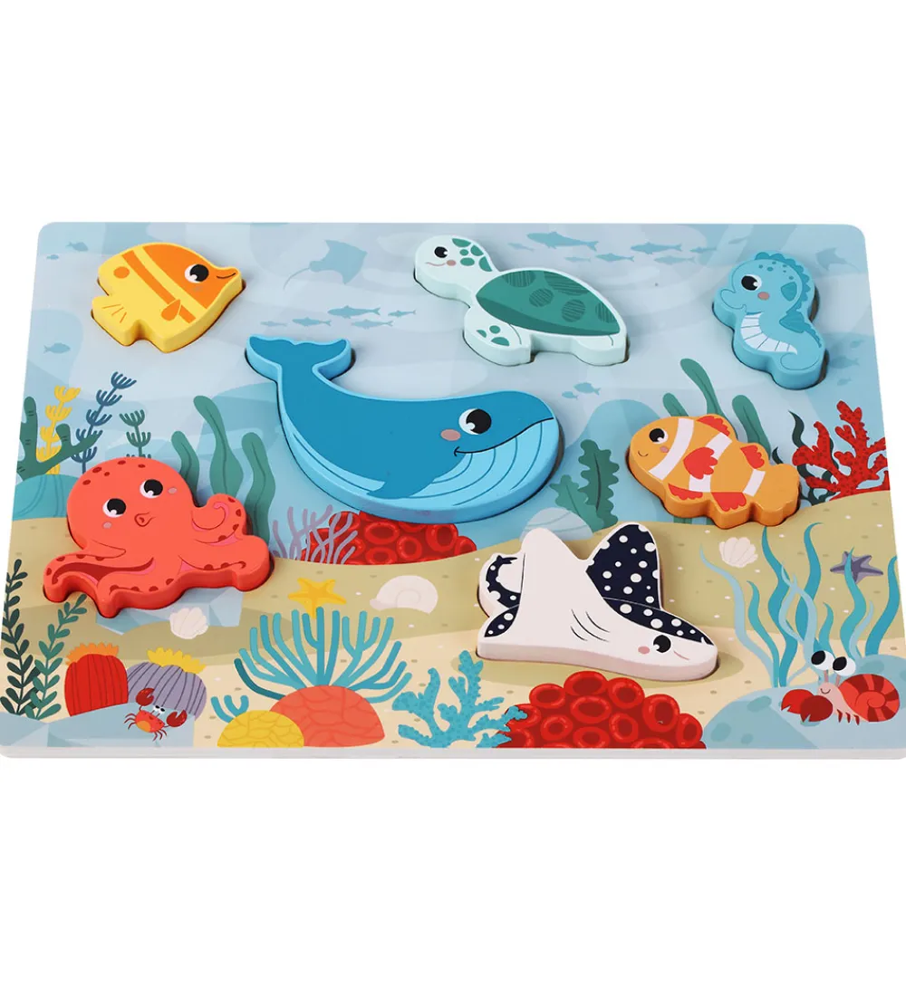 Kinder and Kids Trælegetøj|Puslespil - Træ - Ocean