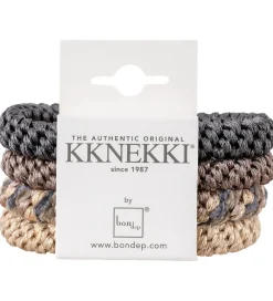 Kknekki Hårelastikker|Hårpynt>Hårelastikker - 4-pak - Beige/Brown/Black