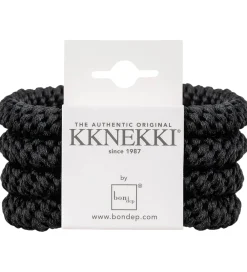 Kknekki Hårelastikker|Hårelastikker - 4-pak - Sort