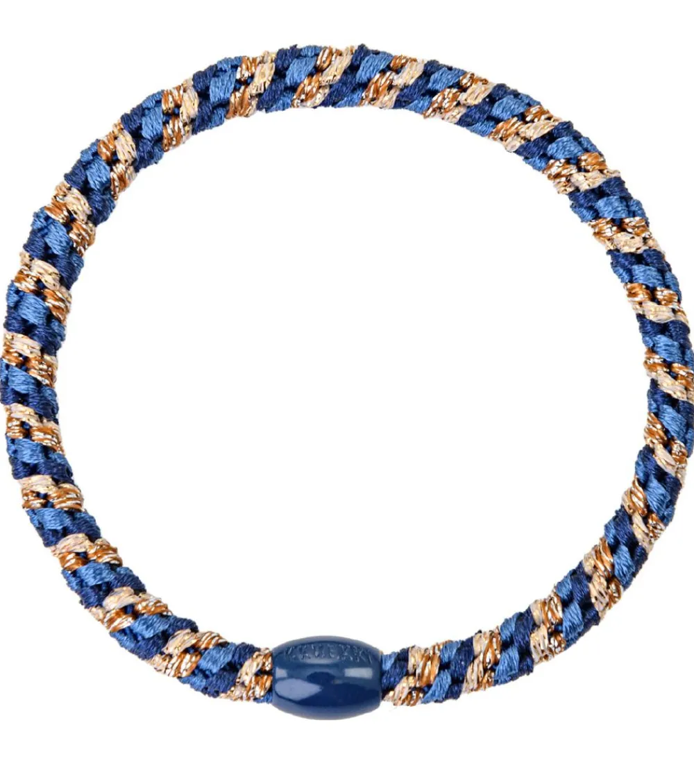 Kknekki Hårelastikker|Hårelastikker - 6-Pak - Slim - Blå