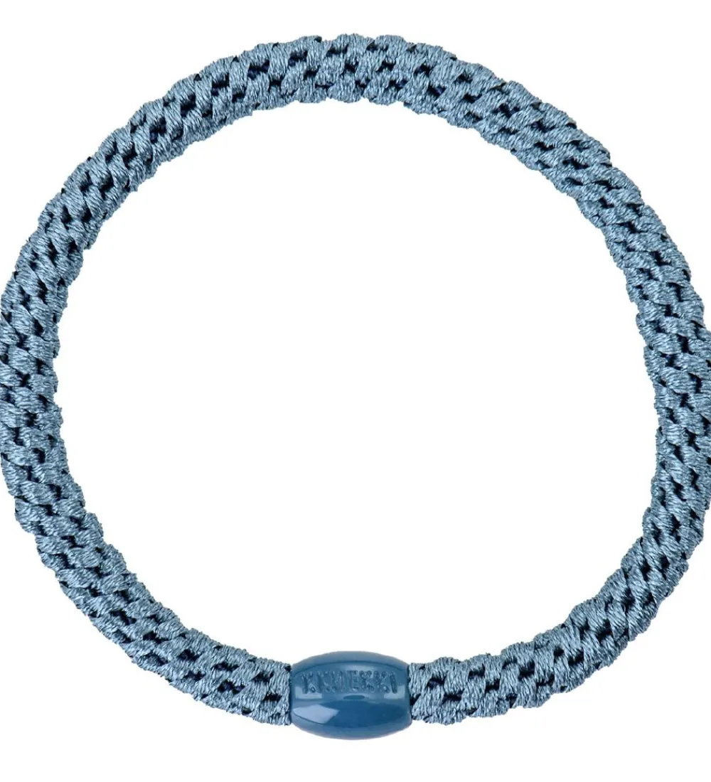 Kknekki Hårelastikker|Hårelastikker - 6-Pak - Slim - Blå