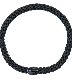 Kknekki Hårelastikker>Hårelastikker - 6-Pak - Slim - Sort/Grå/Glimmer