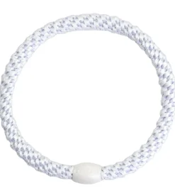 Kknekki Hårelastikker|Hårelastikker - 6-Pak - Slim - Hvid/Lilla/Blå