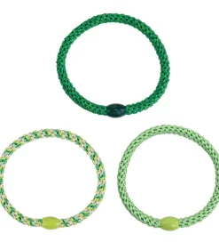 Kknekki Hårelastikker|Hårelastikker - Slim - 6-pak - Grøn