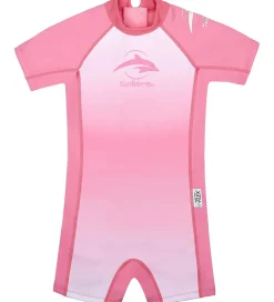 Børn Konfidence Badetøj>Badeheldragt - UV50+ - E-Flex - Breton Pink