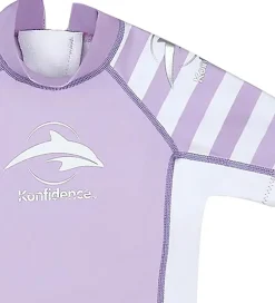 Børn Konfidence Badetøj|Badeheldragt - UV50+ E-Flex - Breton Lilac