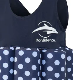 Konfidence Svømmeveste|Svømmedragt - UV40+ - Navy/Polka