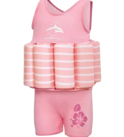 Konfidence Svømmeveste|Svømmedragt - UV40+ - Pink/Breton