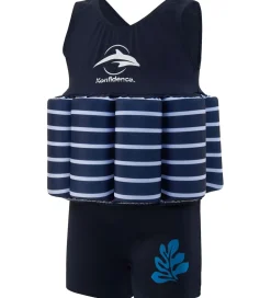 Konfidence Svømmeveste|Svømmedragt - UV40+ - Navy Blue/Breton