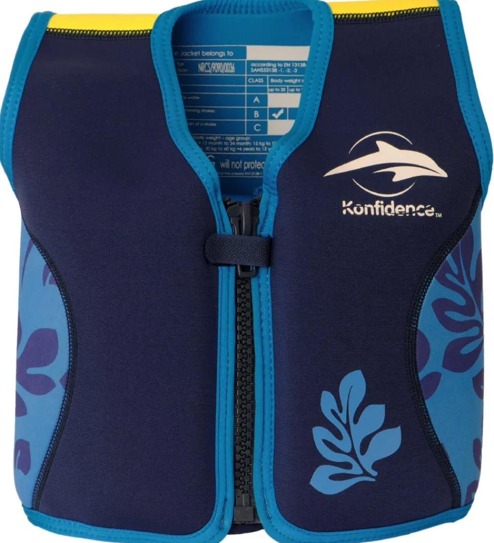 Konfidence Svømmeveste>Svømmevest - Original - Navy Palm