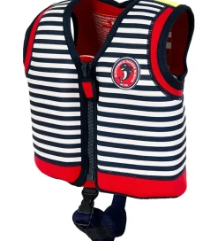 Konfidence Svømmeveste|Svømmevest - UV50+ - Blå/Hvid