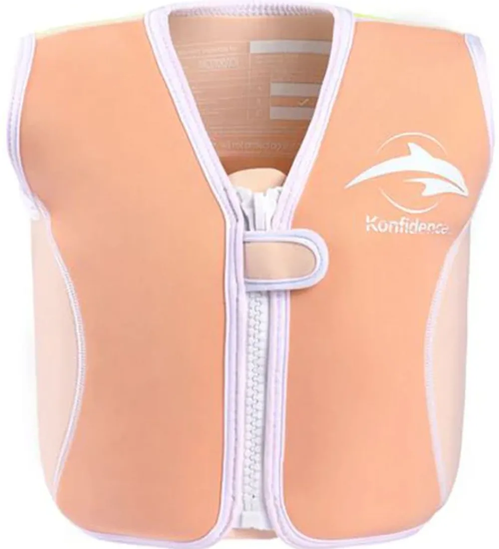 Konfidence Svømmeveste>Svømmevest - UV50+ - Rose/Gul