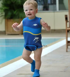 Konfidence Våddragter>Våddragt - BabyWarma - Sea Friends Pink/Yellow