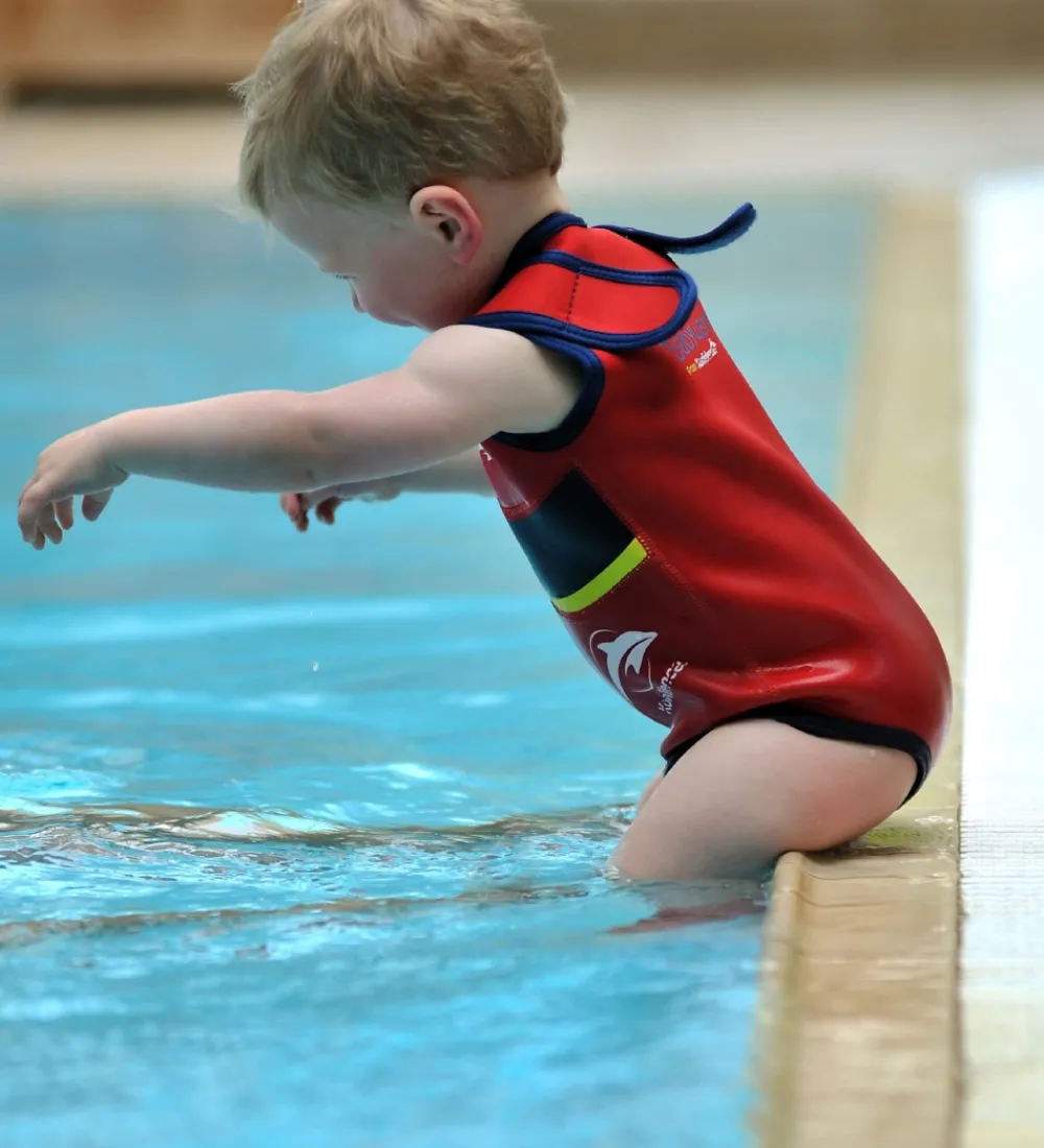 Konfidence Våddragter|Våddragt - BabyWarma - Sea Friends Navy/Lime