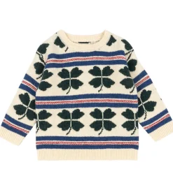 Børn Konges Sløjd Uld|Bluse - Uld - Strik - Billi - Clover