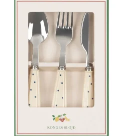 Børn Konges Sløjd Spisetid|Børnebestik>Børnebestik - Navy Dots