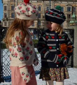 Børn Konges Sløjd Cardigans></noscript>Cardigan - Uld/Polyamid - Belou - Rose