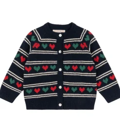 Børn Konges Sløjd Cardigans>Cardigan - Uld/Polyamid - Belou - Heart