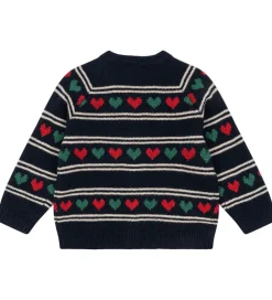 Børn Konges Sløjd Cardigans>Cardigan - Uld/Polyamid - Belou - Heart