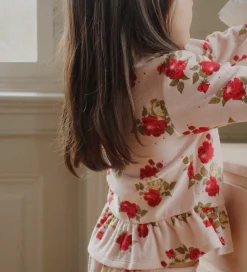 Børn Konges Sløjd Cardigans></noscript>Cardigan - Velour - Velula - Midori Rosso