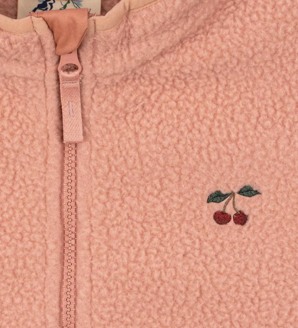 Børn Konges Sløjd Fleece|Fleecejakke - Thermy - Cameo Brown