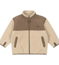 Børn Konges Sløjd Fleece|Fleecejakke - Flynn - Oxford Tan