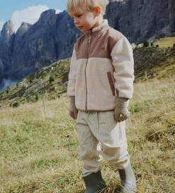 Børn Konges Sløjd Fleece|Fleecejakke - Flynn - Oxford Tan