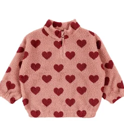 Børn Konges Sløjd Fleece|Fleecetrøje - Jody Teddy - Coeur Mellow