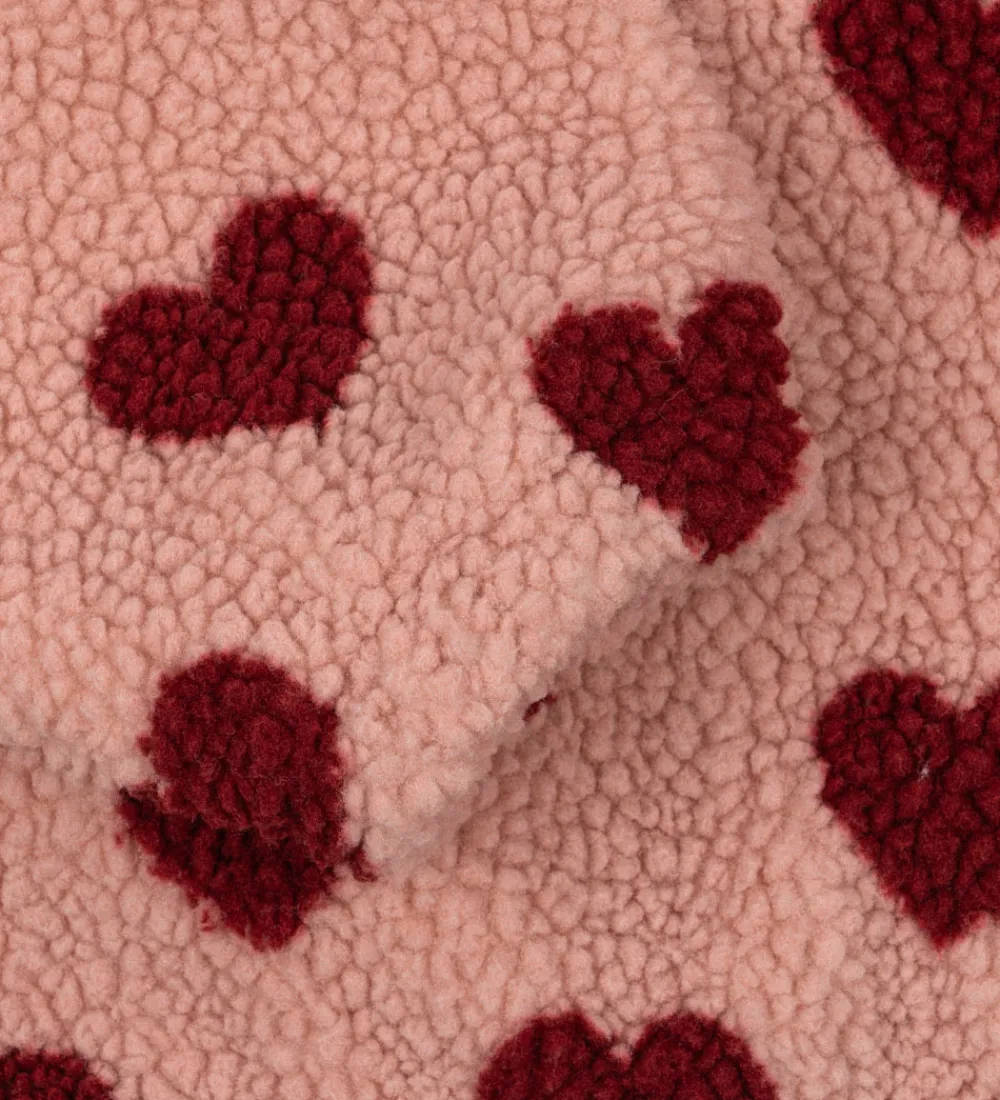 Børn Konges Sløjd Fleece|Fleecetrøje - Jody Teddy - Coeur Mellow