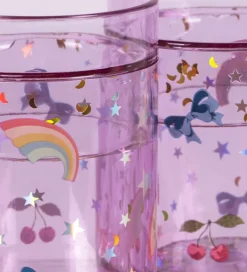 Konges Sløjd Spisetid|Kop Og Tudekop|Glitterkopper - 2-pak - Rainbow Twinkle