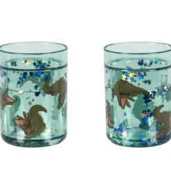 Konges Sløjd Spisetid|Kop Og Tudekop>Glitterkopper - 2-pak - Crocodile