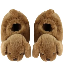 Konges Sløjd Hjemmesko>Hjemmesko - Sausage Dog Footies - Chicory Coffe