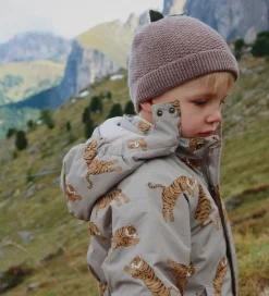 Børn Konges Sløjd Huer Og Hatte|Hue - Uld - Strik - Fruity - Bunny Brown Melange