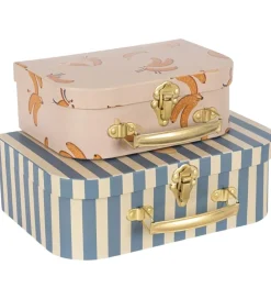 Børn Konges Sløjd Opbevaring|Børnekufferter|Kuffertsæt - 2-pak - Go Bananas