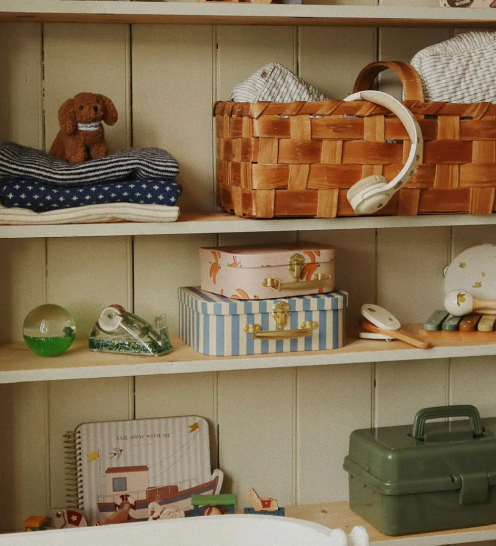 Børn Konges Sløjd Opbevaring|Børnekufferter|Kuffertsæt - 2-pak - Go Bananas